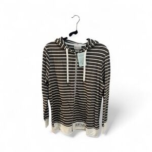 Artisans Striped‎ Zip Up Hoodie Seattle Washington Women's Size L